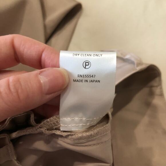 NWOT Elaine Kim Soma Cupro Cuffed Cargo Pant in Champagne Size Medium - Picture 10 of 10